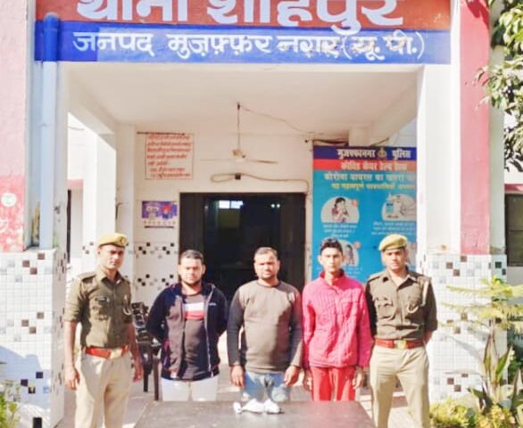 शाहपुर पुलिस को मिली बड़ी सफलता लूट की फिराक में घूम रहे दो शातिर अपराधी चढ़े पुलिस के हत्थे।