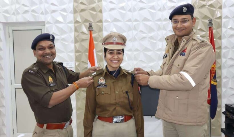 अनुकृति शर्मा सहायक पुलिस अधीक्षक के पद से पुलिस अधीक्षक के पद पर हुई पदोन्नति